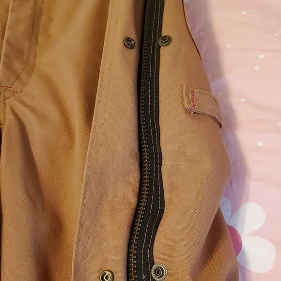 Men's Insulated Blended Duck Bib Overall Size Small Red Kap - Picture 3 of 16